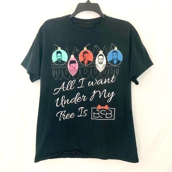 ALL I Want Under My Tree is Backstreet Boys Tee - Picture 2 of 7